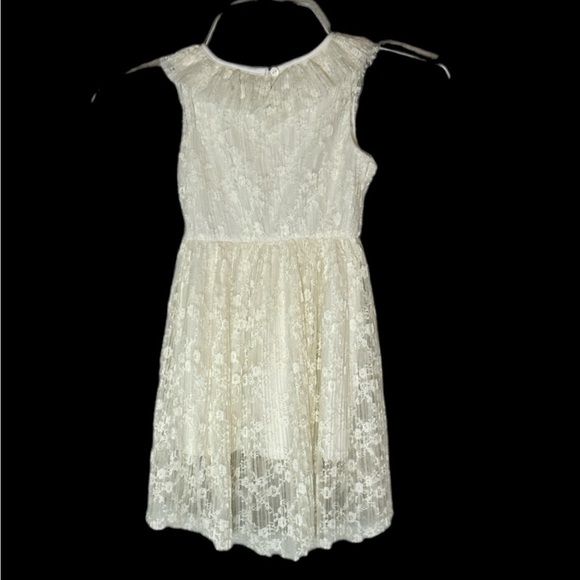Nannette Kids white lace toddler dress size 4T - Picture 1 of 7